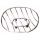 Wire soap dish 11x13,3 cm shiny chrome