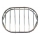 Wire soap dish 8,4x10,7 cm shiny chrome