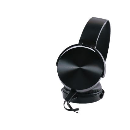 Wired headphones with a microphone mini-jack C