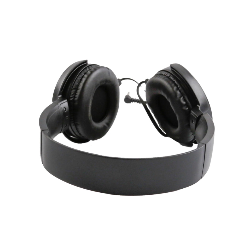 Wired headphones with a microphone mini-jack C
