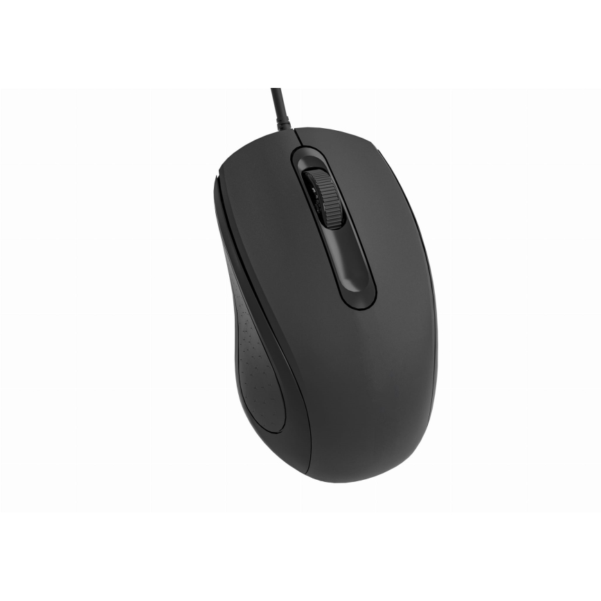 Wired mouse 1200 DPI USB-C black