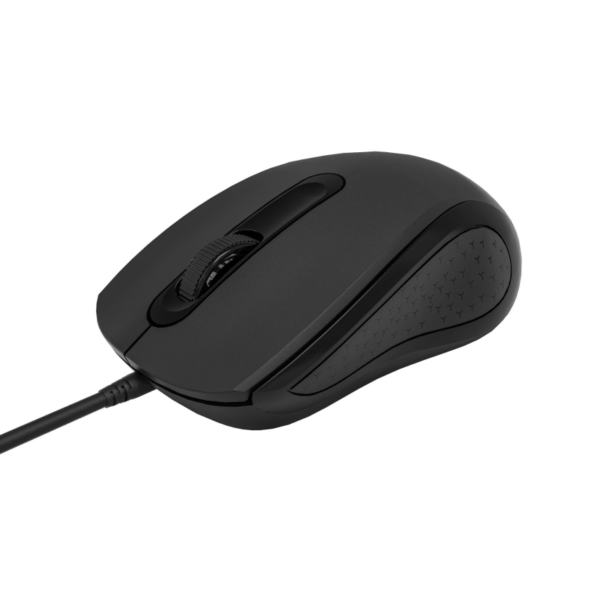 Wired mouse 1200 DPI USB-C black