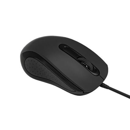 Wired mouse 1200 DPI USB-C black