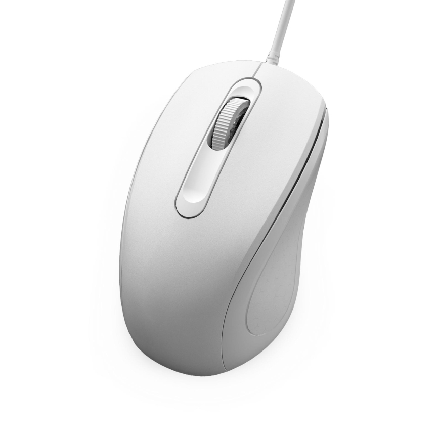 Wired mouse 1200 DPI white
