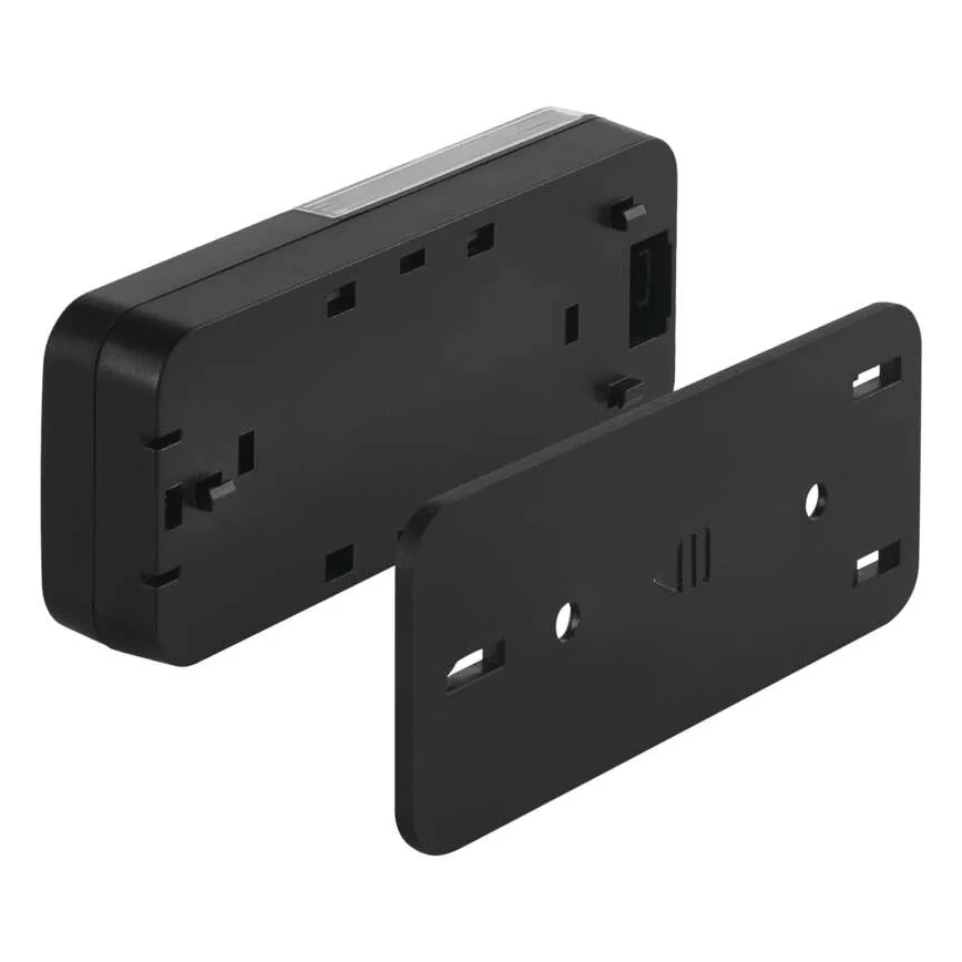 Wireless 230V Plug-in Doorbell + 1× CR2032 Black