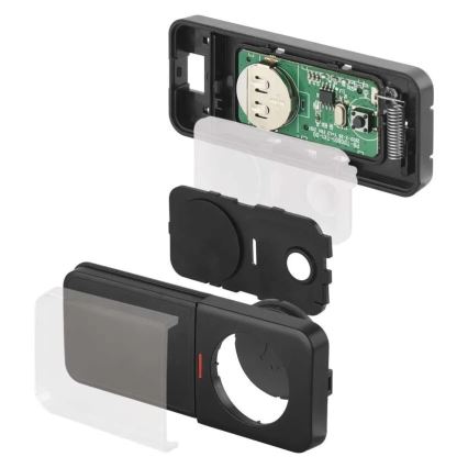 Wireless 230V Plug-in Doorbell + 1× CR2032 Black