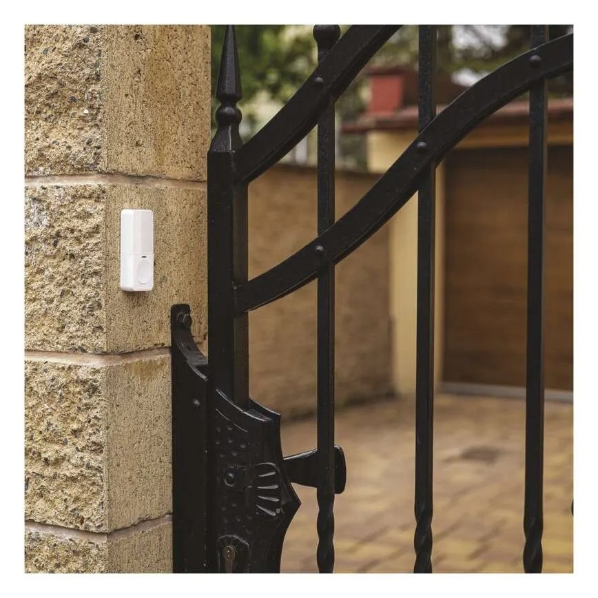 Wireless built-in doorbell 230V + 1xCR2032 white