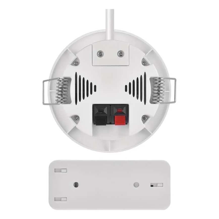 Wireless built-in doorbell 230V + 1xCR2032 white