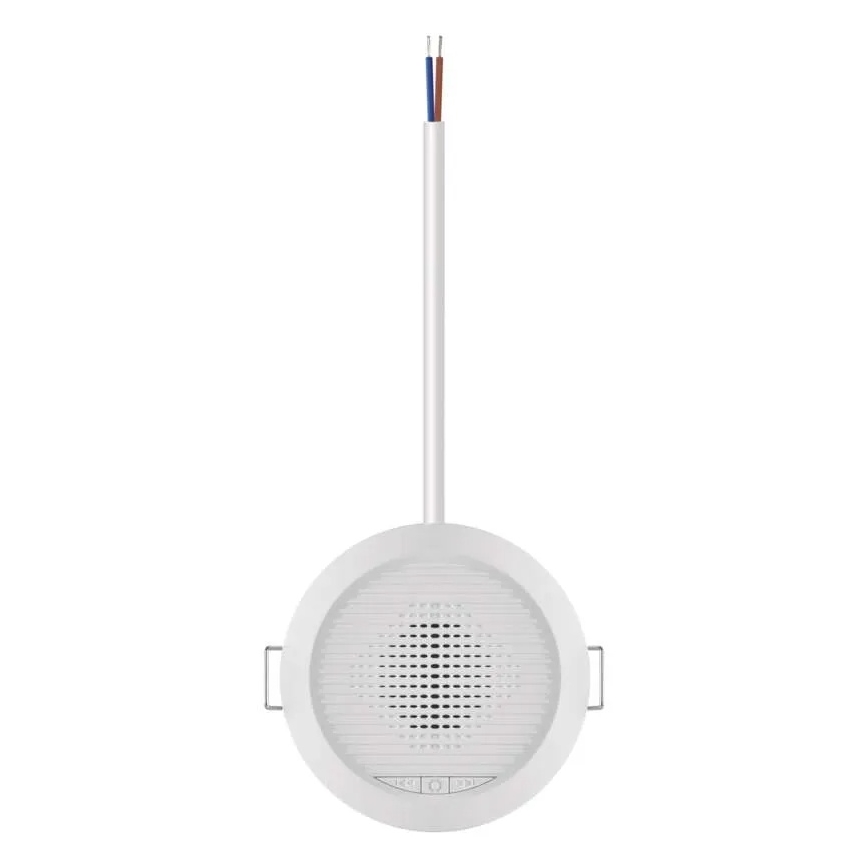 Wireless built-in doorbell 230V + 1xCR2032 white