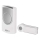 Wireless doorbell 3xAA IP44 white/silver