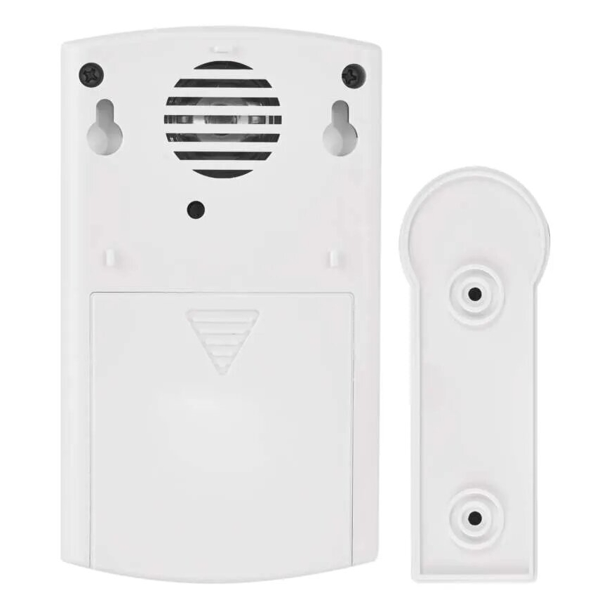 Wireless doorbell 3xAA IP44 white/silver