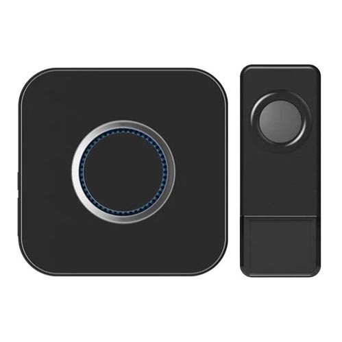 Wireless doorbell 3xAAA IP55 black