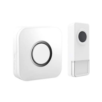 Wireless doorbell 3xAAA IP55 white
