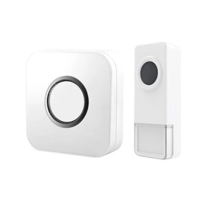 Wireless doorbell 3xAAA IP55 white