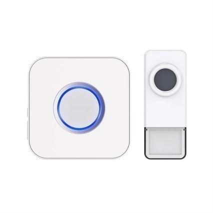 Wireless doorbell 3xAAA IP55 white