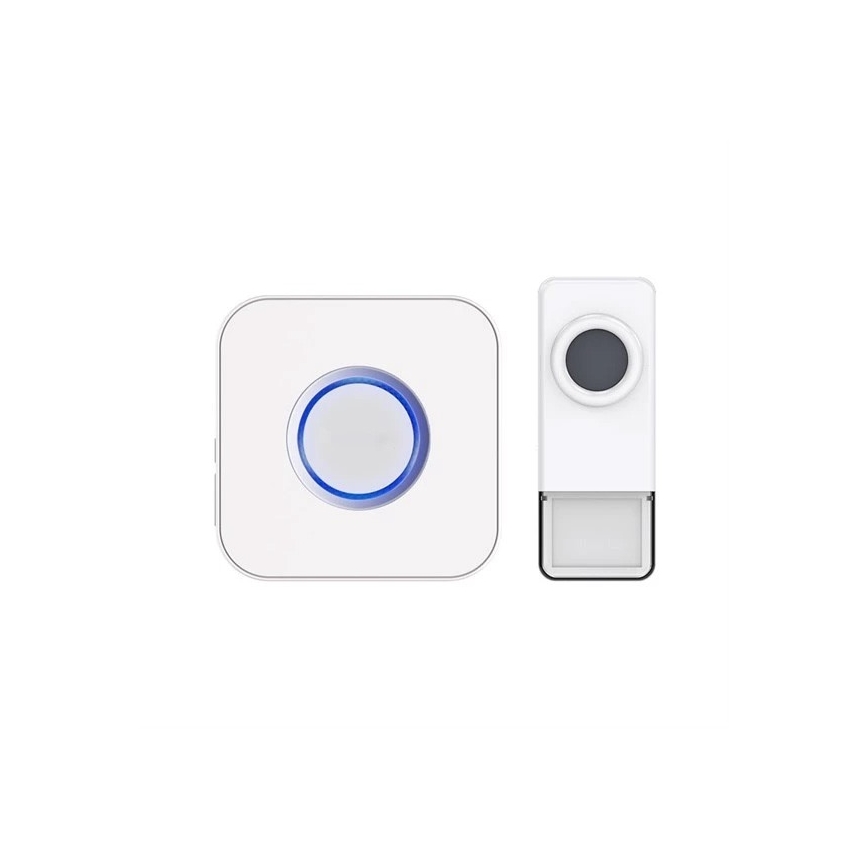 Wireless doorbell 3xAAA IP55 white