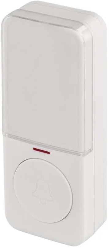 Wireless Doorbell Button, 1x CR2032, White