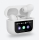 Wireless earphones with LCD display white
