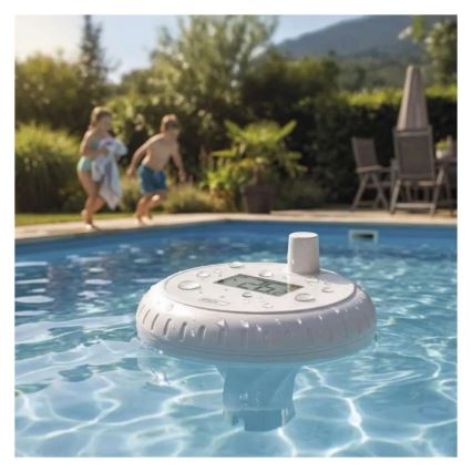 Wireless Floating Pool Thermometer – 2×AA