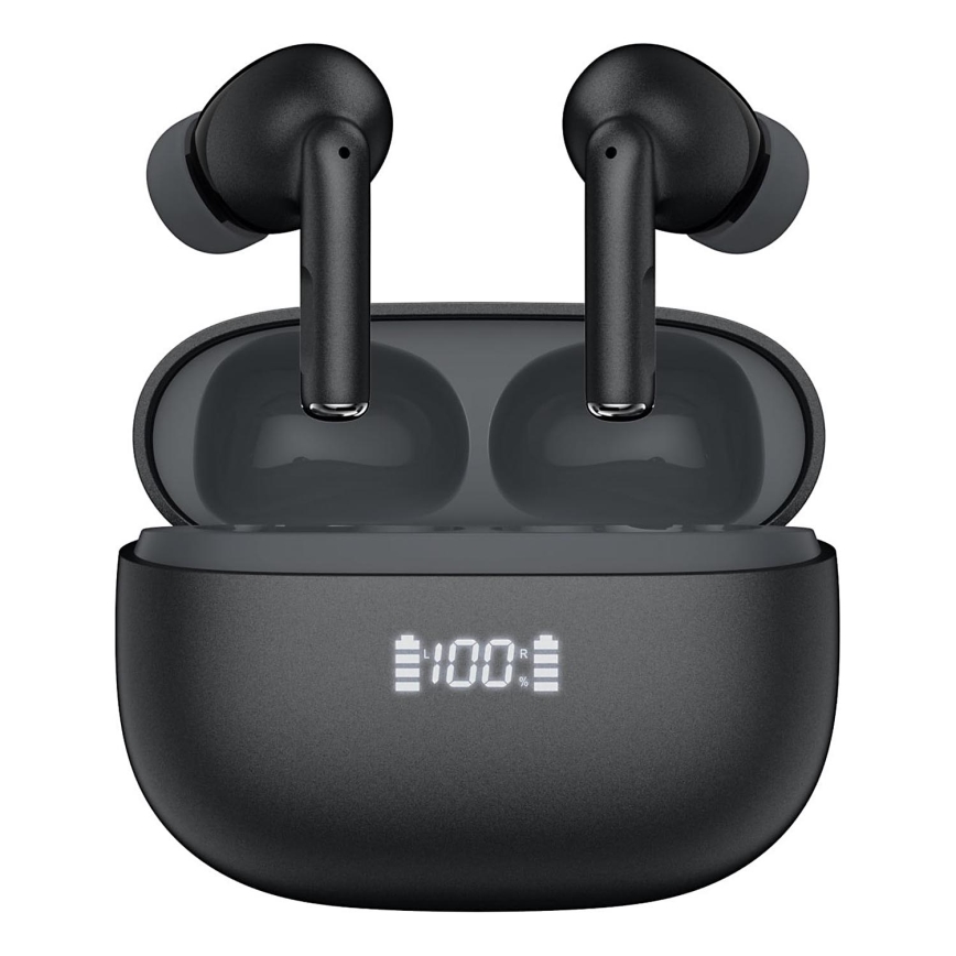 Wireless headphones with ANC+ENC black