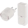 Wireless plug-in doorbell for 230V outlet + 1xCR2032 white