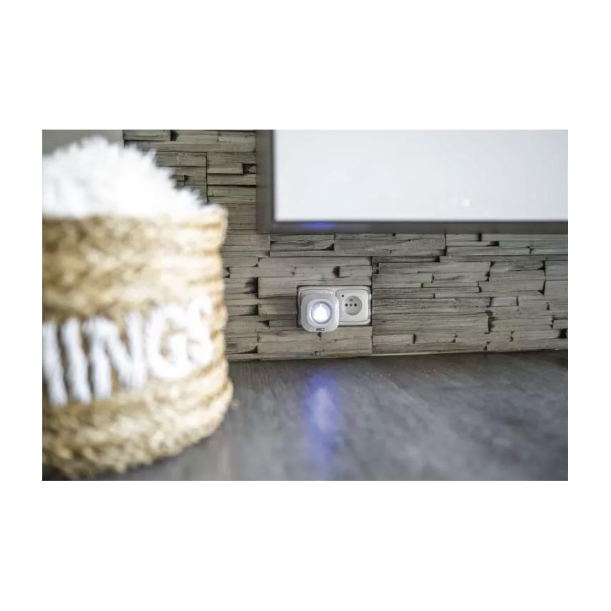 Wireless socket doorbell 230V IP44 white