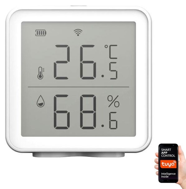 Wireless thermometer with a humidity meter 3xAA Wi-Fi Tuya