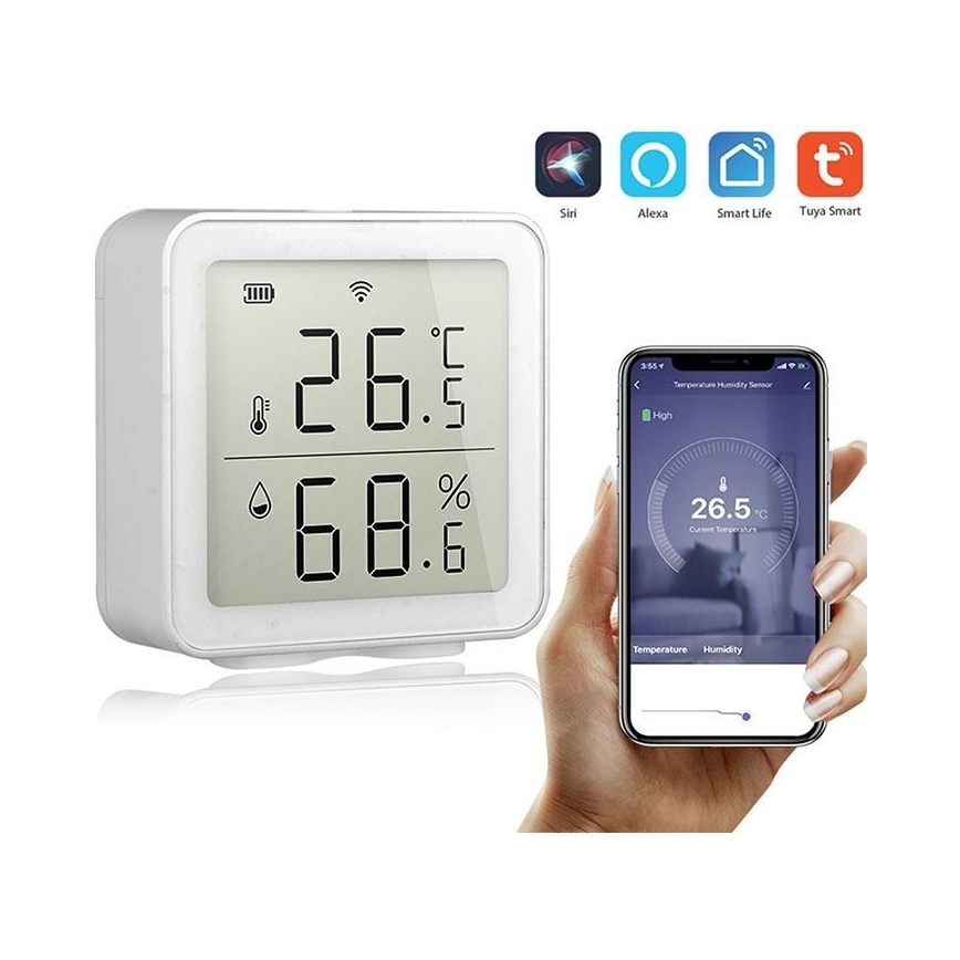 Wireless thermometer with a humidity meter 3xAA Wi-Fi Tuya