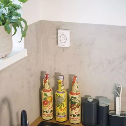 Wireless video doorbell with a solar panel GoSmart 4400 mAh 3xAA IP44 Wi-Fi Tuya