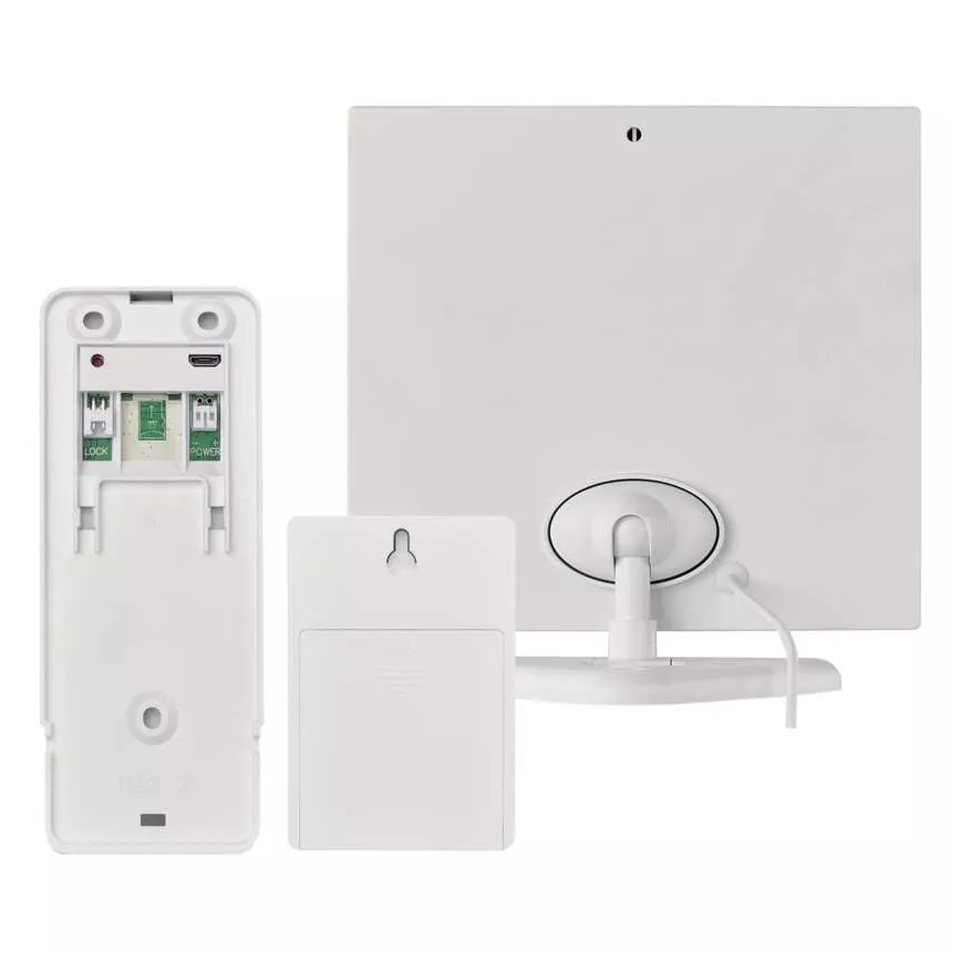 Wireless video doorbell with a solar panel GoSmart 4400 mAh 3xAA IP44 Wi-Fi Tuya