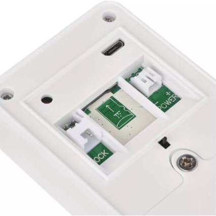 Wireless video doorbell with a solar panel GoSmart 4400 mAh 3xAA IP44 Wi-Fi Tuya