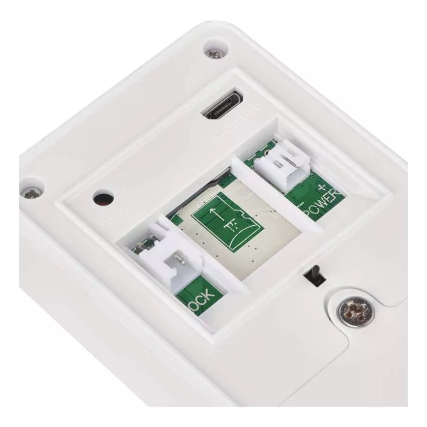 Wireless video doorbell with a solar panel GoSmart 4400 mAh 3xAA IP44 Wi-Fi Tuya