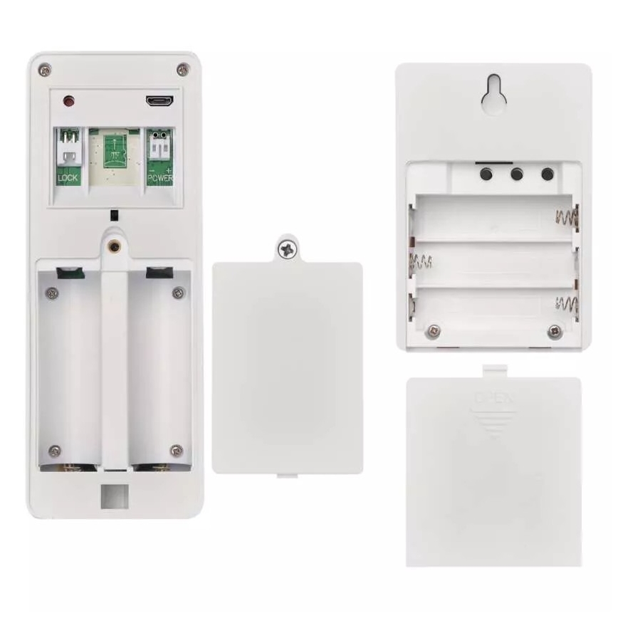 Wireless video doorbell with a solar panel GoSmart 4400 mAh 3xAA IP44 Wi-Fi Tuya