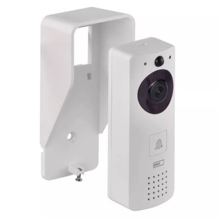 Wireless video doorbell with a solar panel GoSmart 4400 mAh 3xAA IP44 Wi-Fi Tuya