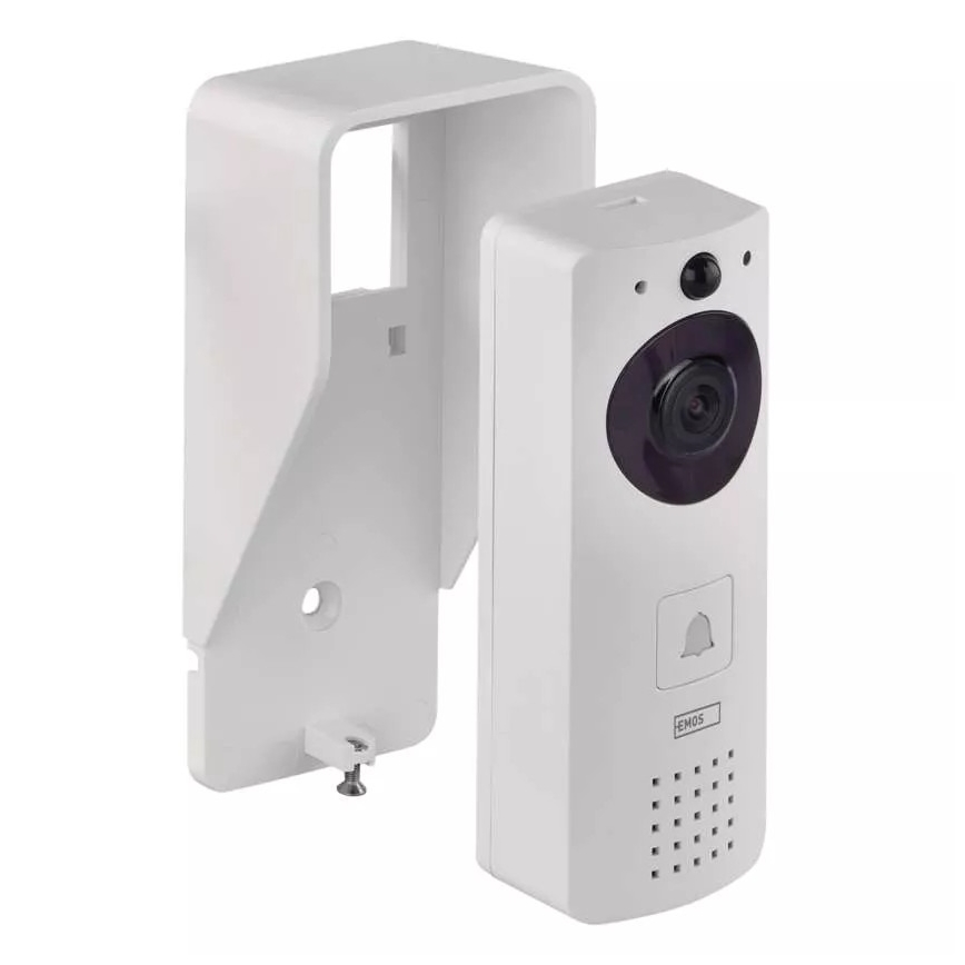 Wireless video doorbell with a solar panel GoSmart 4400 mAh 3xAA IP44 Wi-Fi Tuya
