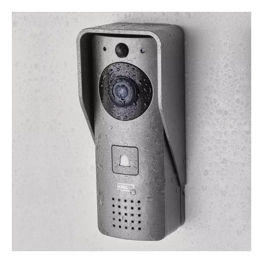 Wireless video doorbell with motion sensor GoSmart 12V 3xAA IP44 Wi-Fi Tuya