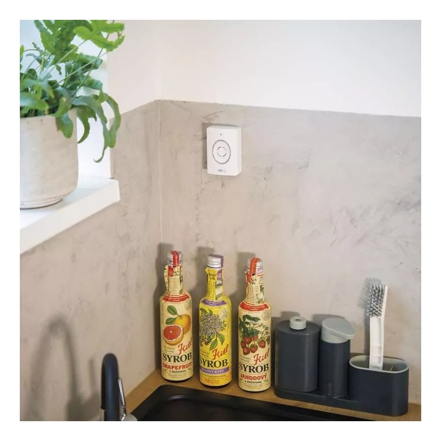 Wireless video doorbell with motion sensor GoSmart 12V 3xAA IP44 Wi-Fi Tuya