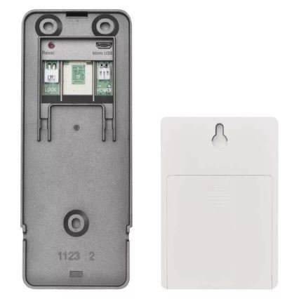 Wireless video doorbell with motion sensor GoSmart 12V 3xAA IP44 Wi-Fi Tuya