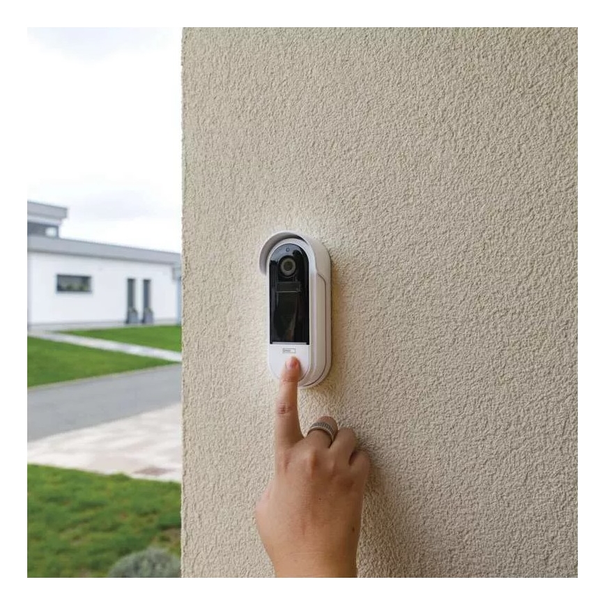 Wireless video doorbell with motion sensor GoSmart 5V 3xAA IP65 Wi-Fi Tuya