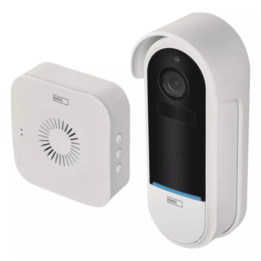Wireless video doorbell with motion sensor GoSmart 5V 3xAA IP65 Wi-Fi Tuya