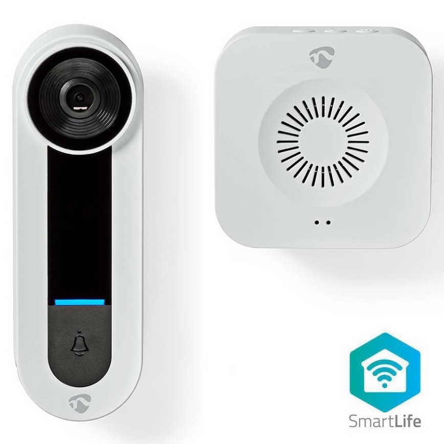 Wireless video doorbell with sensor Full HD 1536p 3xAA Wi-Fi IP65