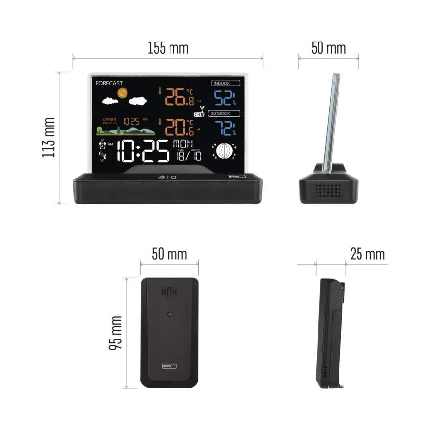 Wireless weather station 5V/2xAAA + 2xAAA