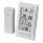 Wireless weather station with alarm clock 2xAAA + 2xAA white