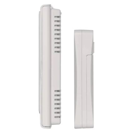Wireless weather station with alarm clock 2xAAA + 2xAA white