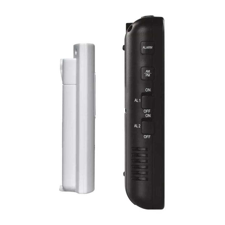 Wireless weather station with an alarm clock 3xAA black