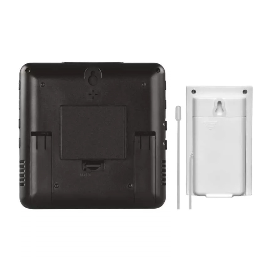 Wireless weather station with an alarm clock 3xAA black