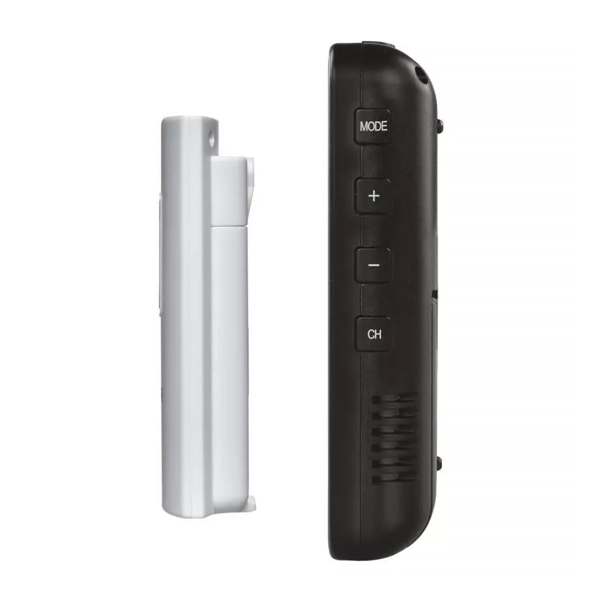 Wireless weather station with an alarm clock 3xAA black