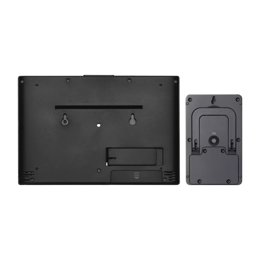 Wireless weather station with an alarm clock 3xAAA black