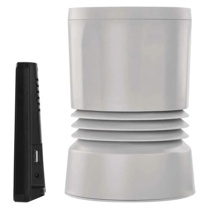 Wireless weather station with color LCD display and pluviometer 3xAAA black