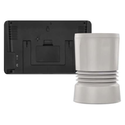 Wireless weather station with color LCD display and pluviometer 3xAAA black